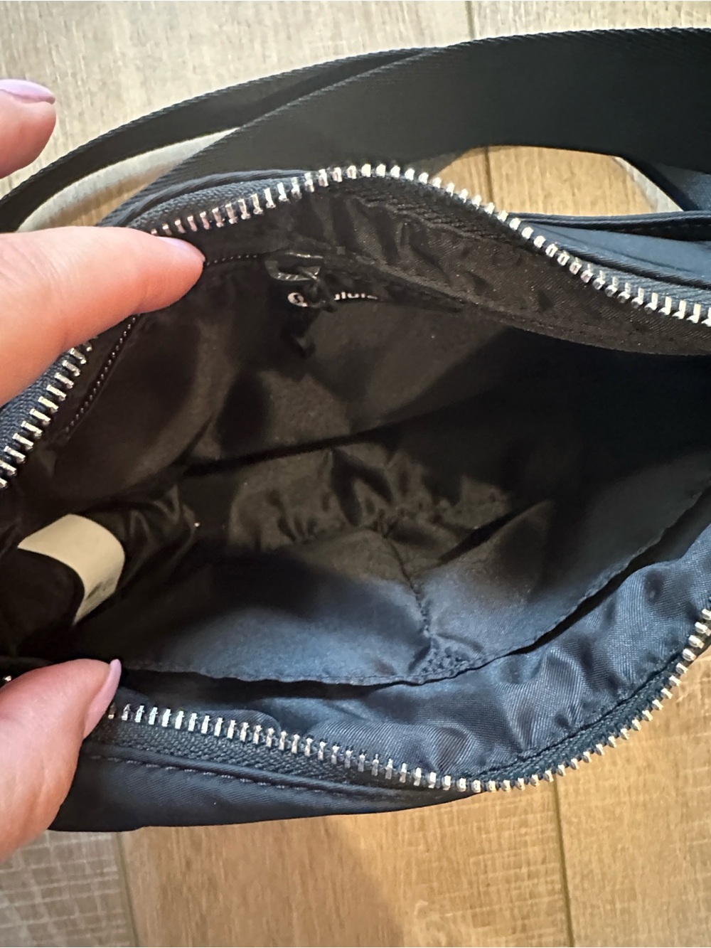lululemon athletica City Essentials Small Shoulder Bag with Silver Logo Accent - Picture 6 of 13